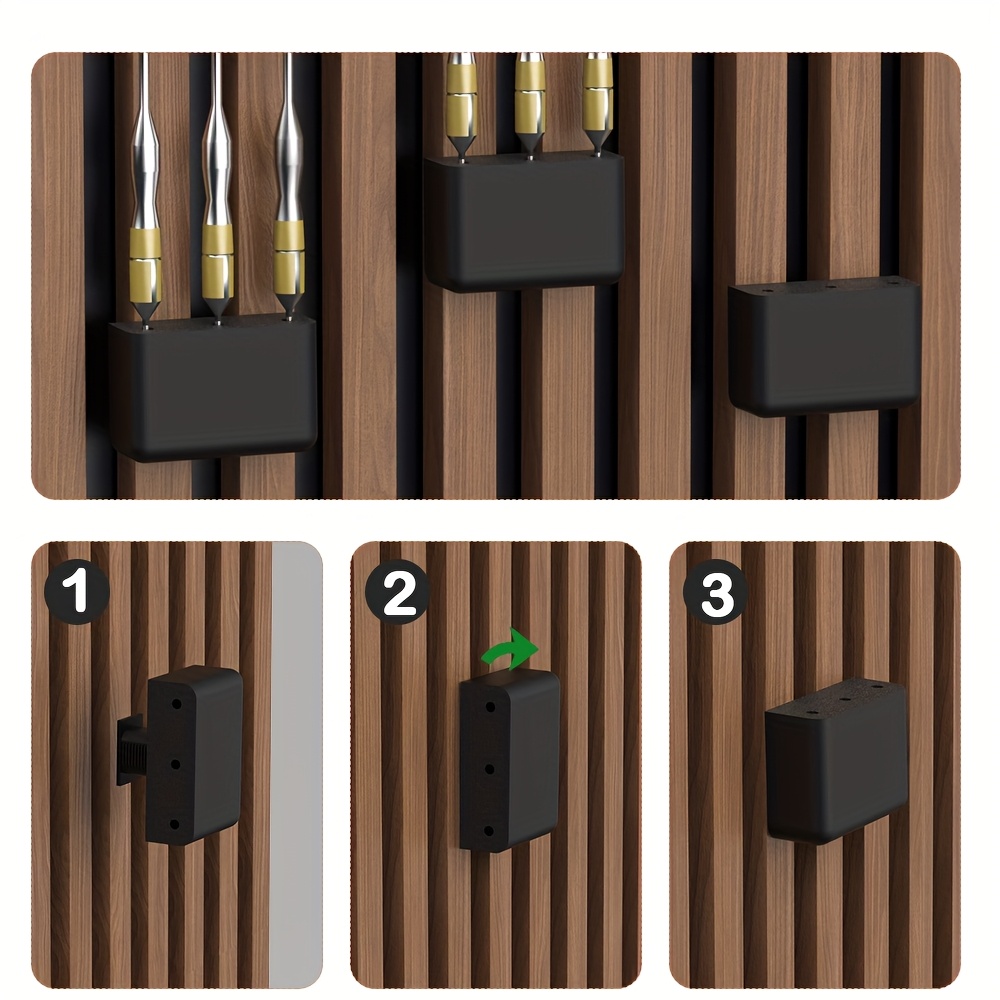 Gaming Accessories Holder - 1pc Dart Rack No Drilling Soundproofing