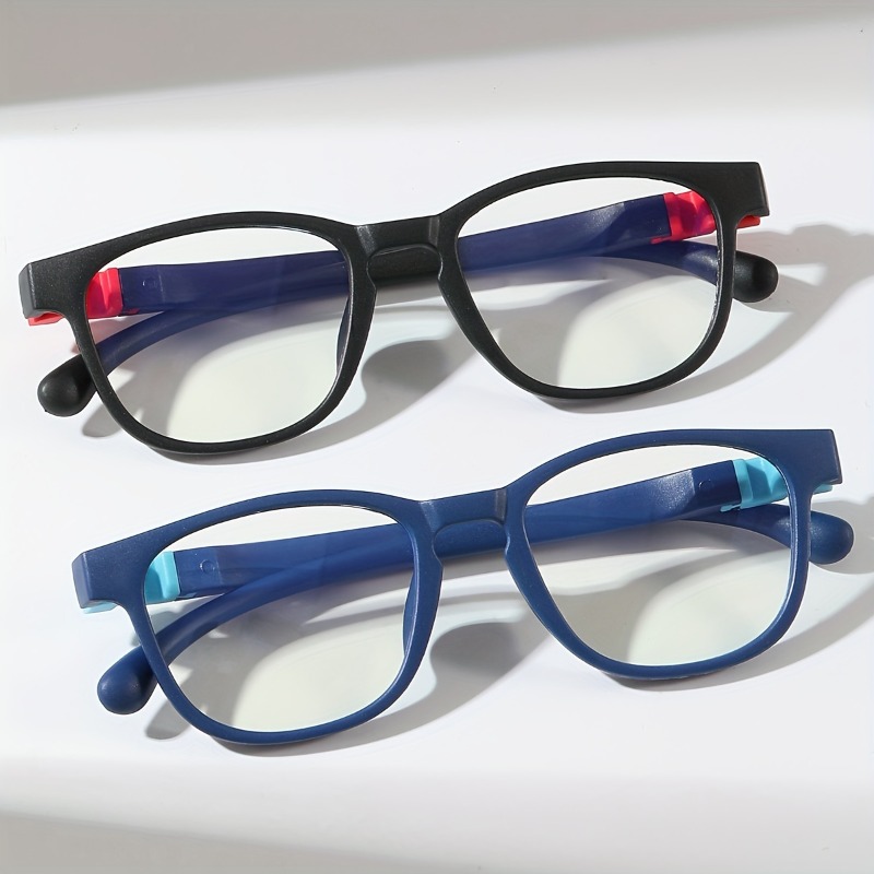 Gaming Glasses Tinted - 2PCS Blue Light Blocking Glasses for
