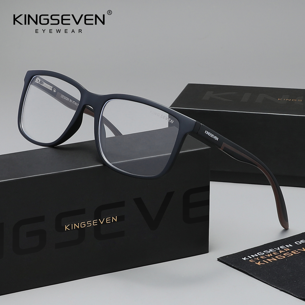 Gaming Glasses Tinted - KINGSEVEN Men Women Blue Light Blocking