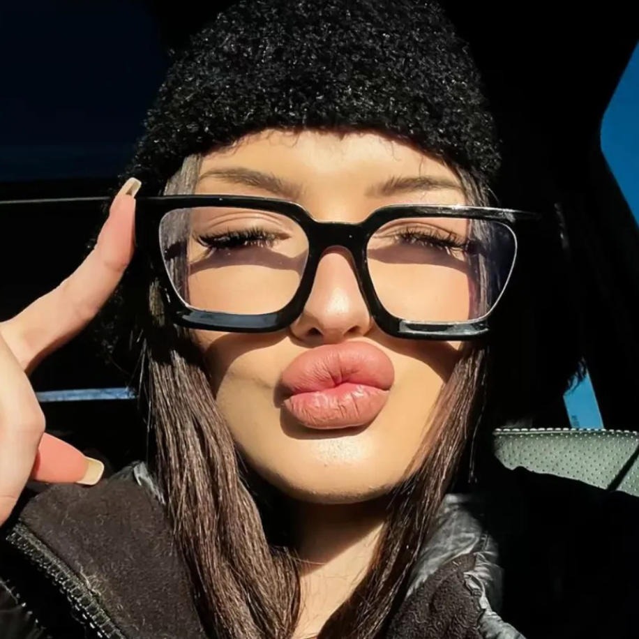 Gaming Glasses Tinted - New Transparent Computer Glasses Frame Women