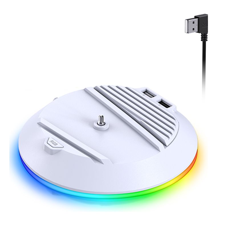 Gaming Accessories Holder - AED7-Vertical Stand With RGB Light For