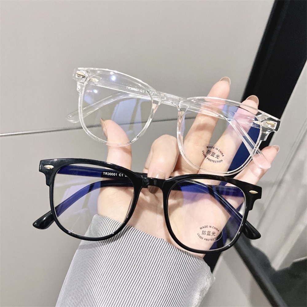 Gaming Glasses Tinted - Classic Transparent Computer Glasses Frame Women