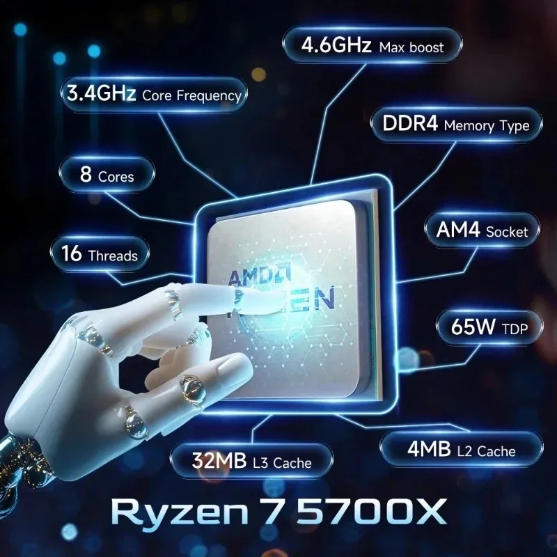 AMD Ryzen 7 5700X Unlocked Des - огляд і ціна Amd Cpu Ryzen 7