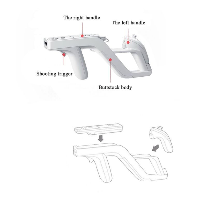 AA08-4PCS Zapper Game Holder F - огляд і ціна Gaming Accessories Holder
