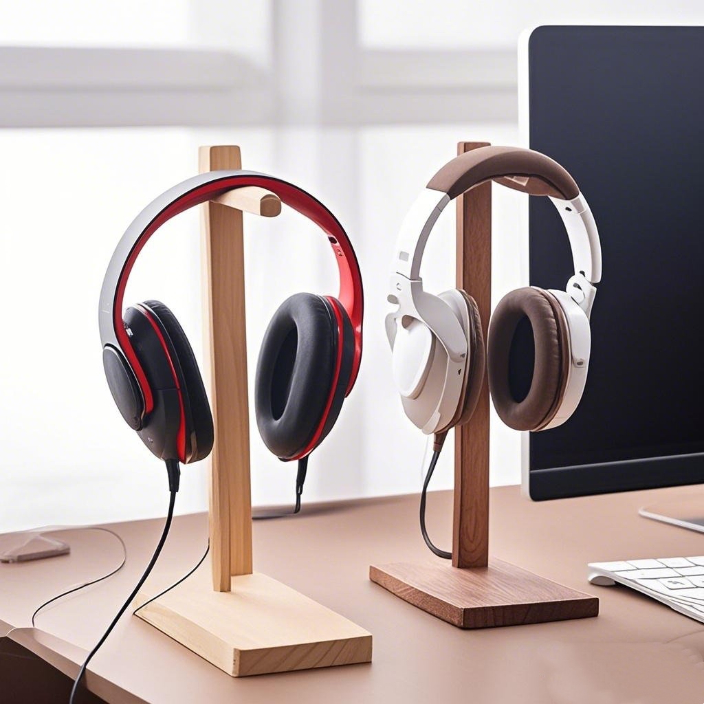 Wood Headphone Stand Earphone  - огляд і ціна Gaming Home Accessories