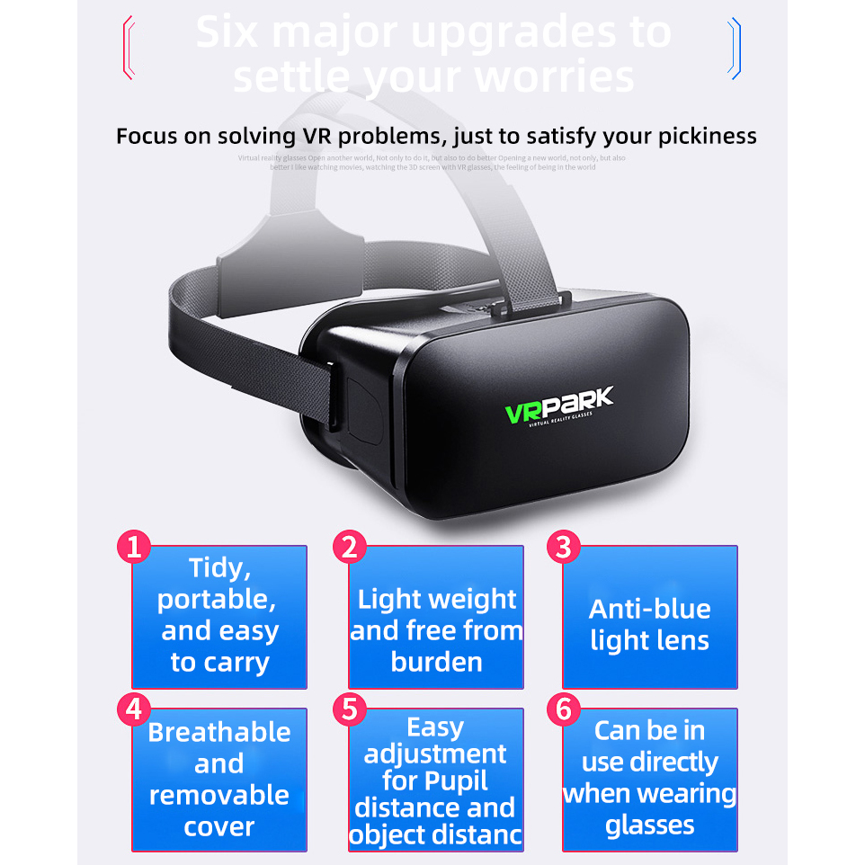 Virtual Reality Helmet VR Glas - огляд і ціна Gaming Accessories For 8 Year Old