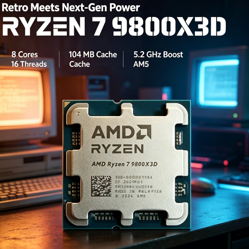 AMD Ryzen 7 9800X3D Desktop As - огляд і ціна Amd Cpu Ryzen 7