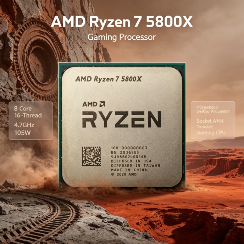 AMD R7 5800X Ryzen 7 AM4 Proce - огляд і ціна Amd Cpu Ryzen 7