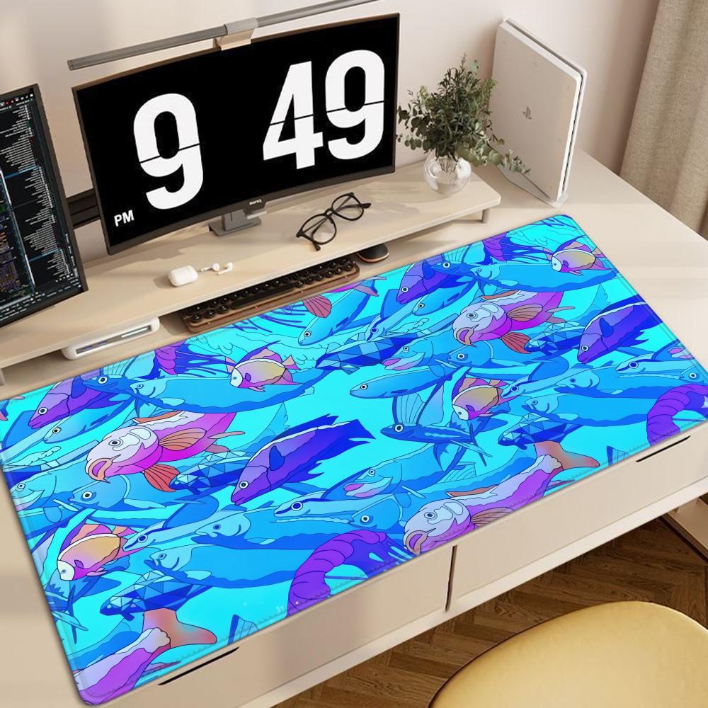 HD Printing Fish Rubber Mouse  - огляд і ціна Gaming Home Accessories
